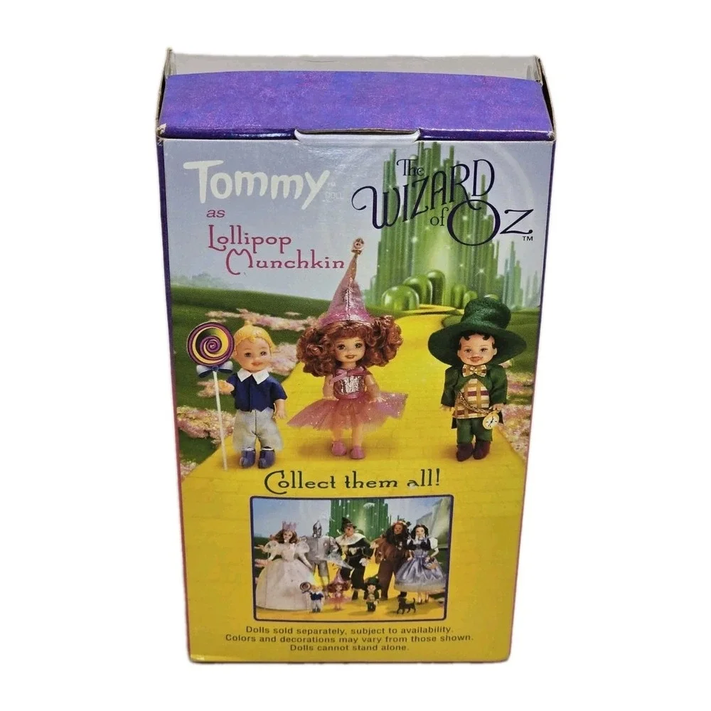 1999 Mattel Tommy Doll Lollipop Munchkin Wizard of Oz NRFB New in Box Vintage